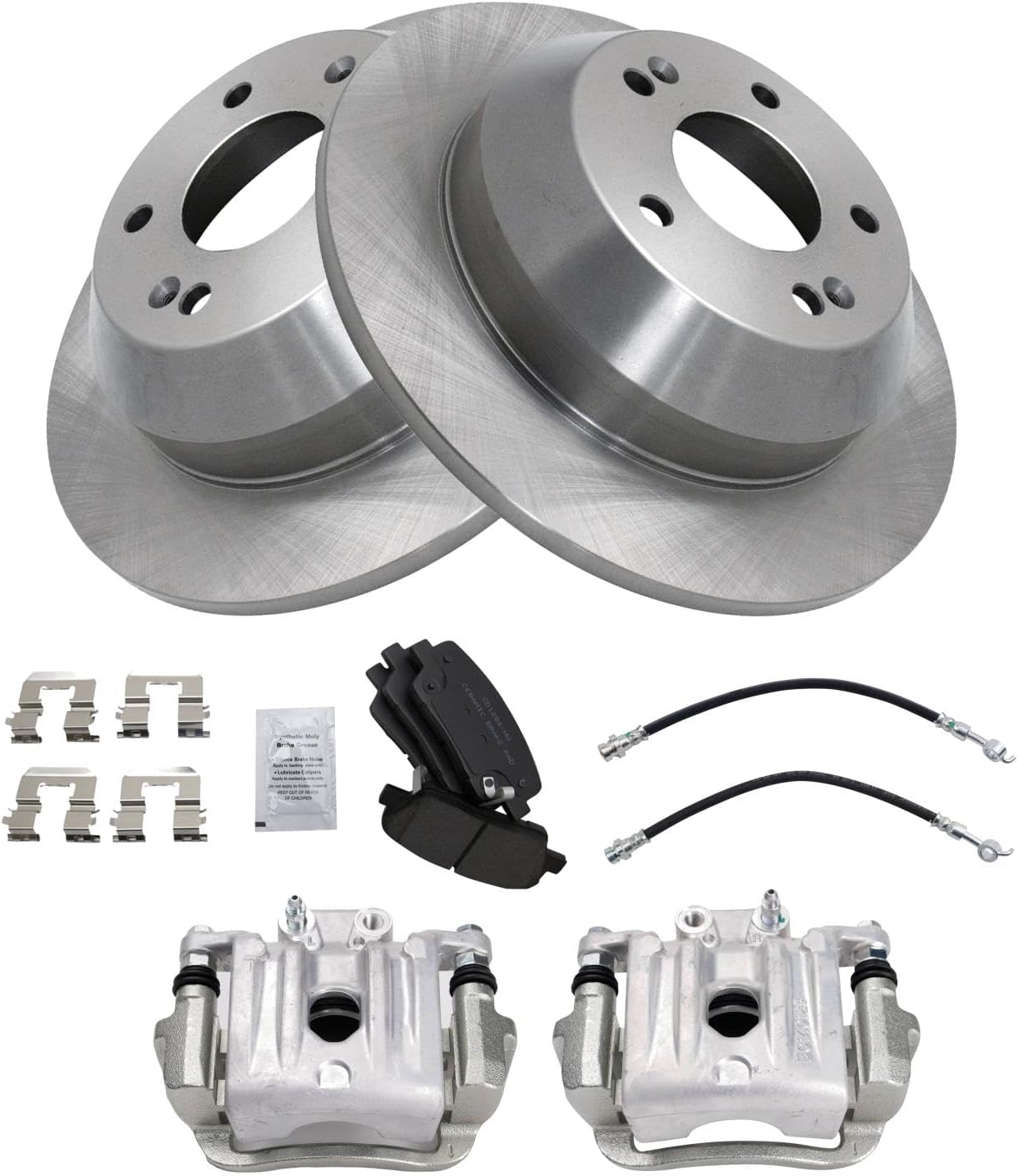 TRQ Rear Brake Pad & Rotor Kit for 2014 Kia Sorento Review