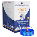 Cat6 Ethernet Cable 1000ft Plenum - 550MHz 100% Solid Copper