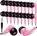 Kanayu 100 Pack Wired Earbuds Bulk for Classroom - Individually Bagged