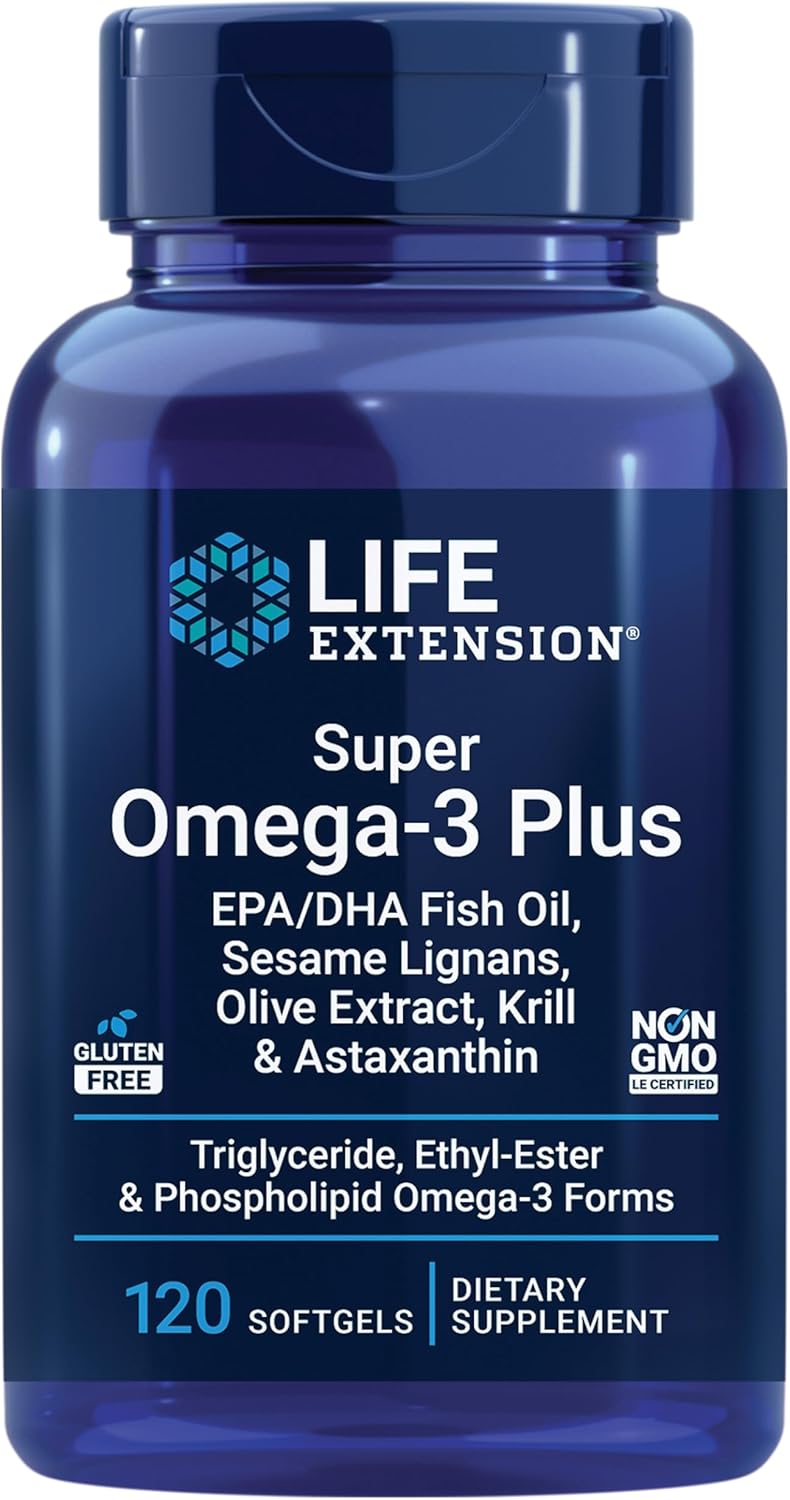 Super Omega-3 Plus EPA/DHA Fish Oil for Heart and Brain Health