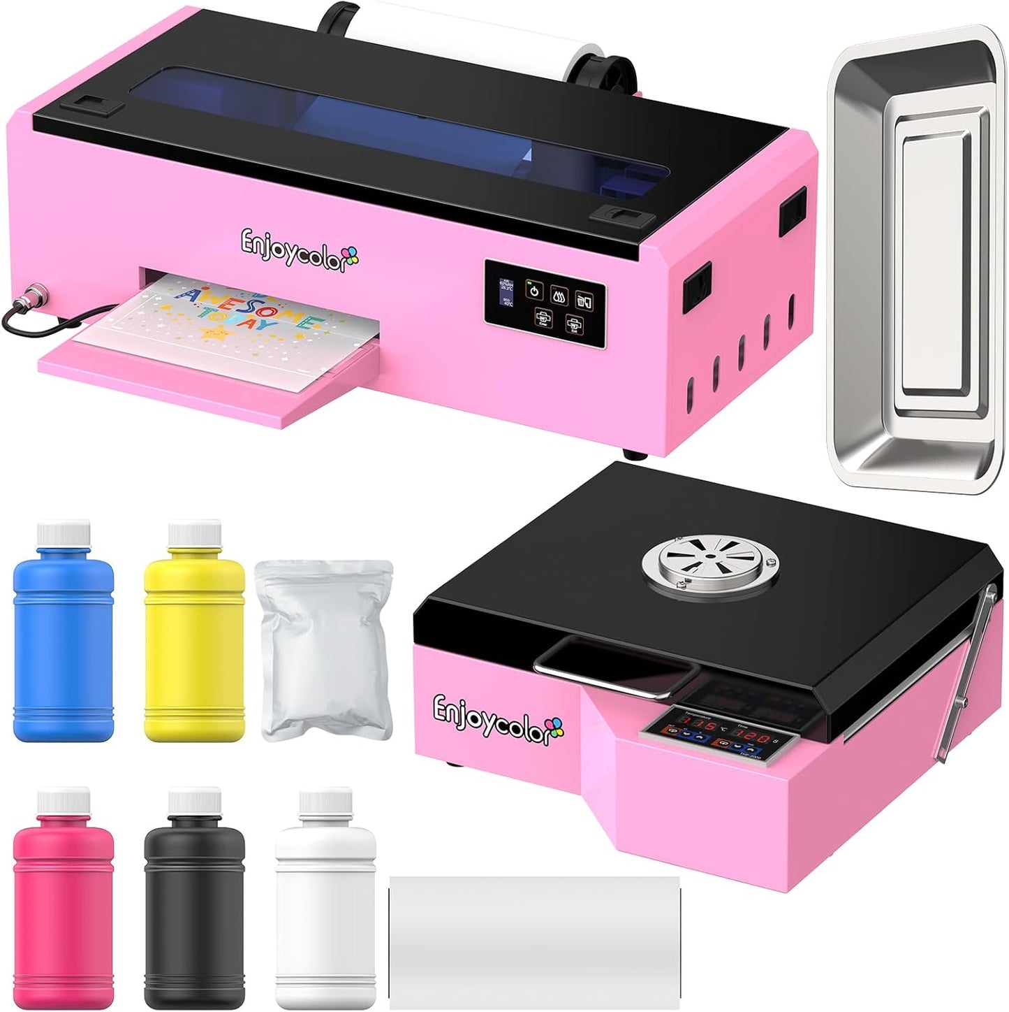 Pro A4 DTF Printer & Oven Bundle | Dark & Light Fabric Printing