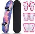 Honoson 7 Pcs Skateboard for Toddlers Beginners Knee Elbow Wrist