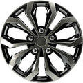 Pilot WH138 16 in Spyder Black & Gunmetal Hubcap Set of 4 - Stylish