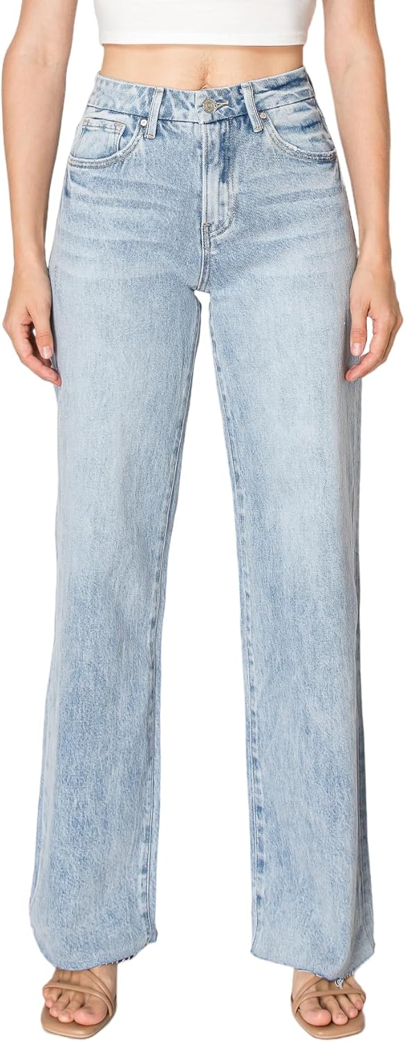 ONESO Wide Leg Jeans for Women - Trendy High Waisted Fit