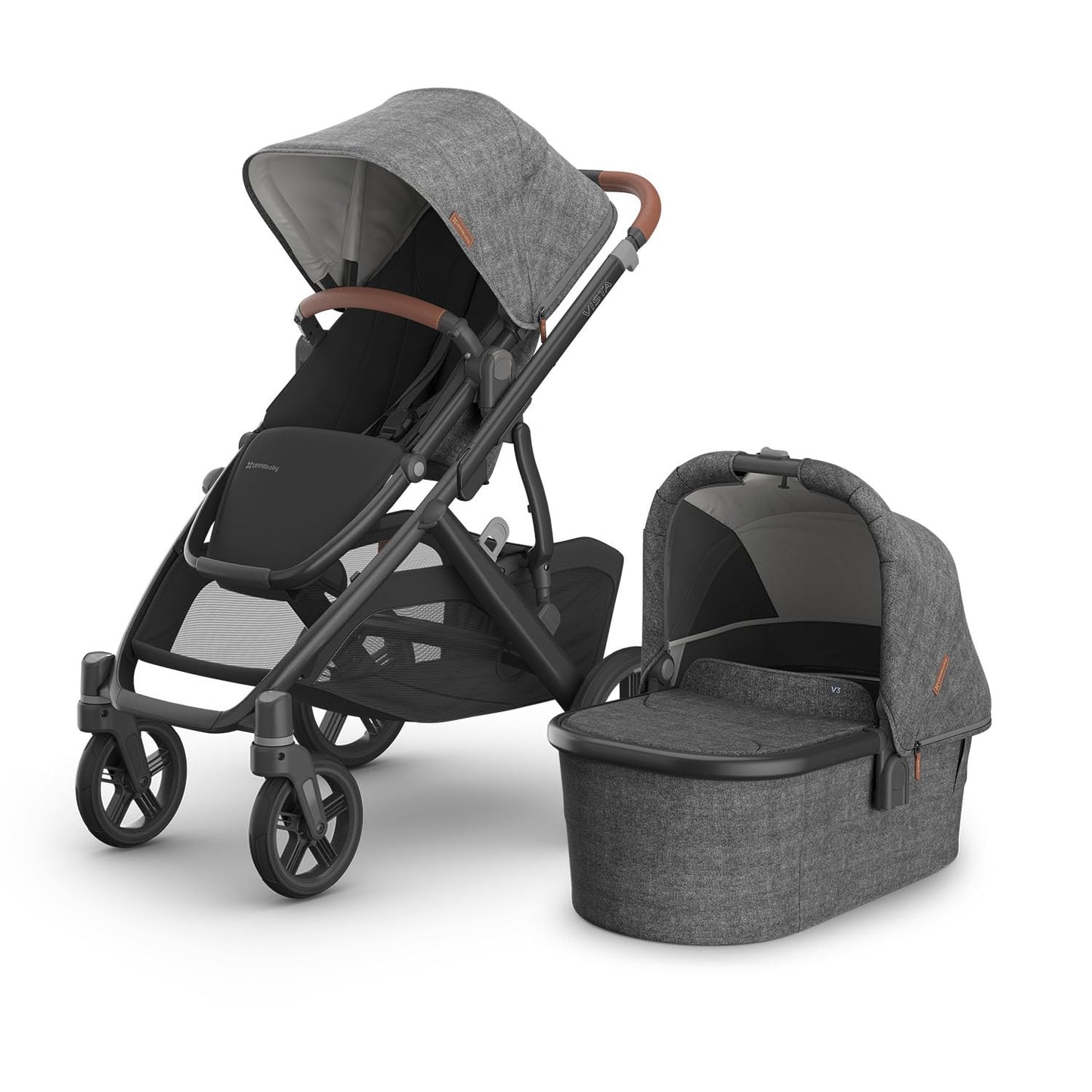 UPPAbaby Vista V3 Stroller and Bassinet System for Families