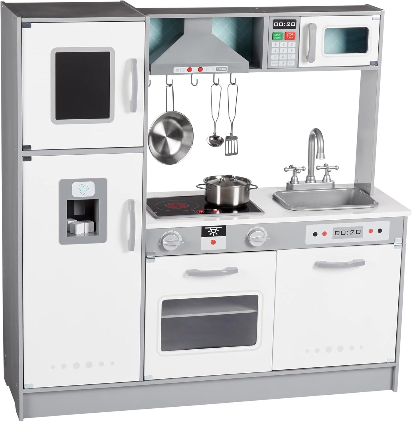 Kids Kitchen Set Play Kitchen Toy Playset for Toddlers 39