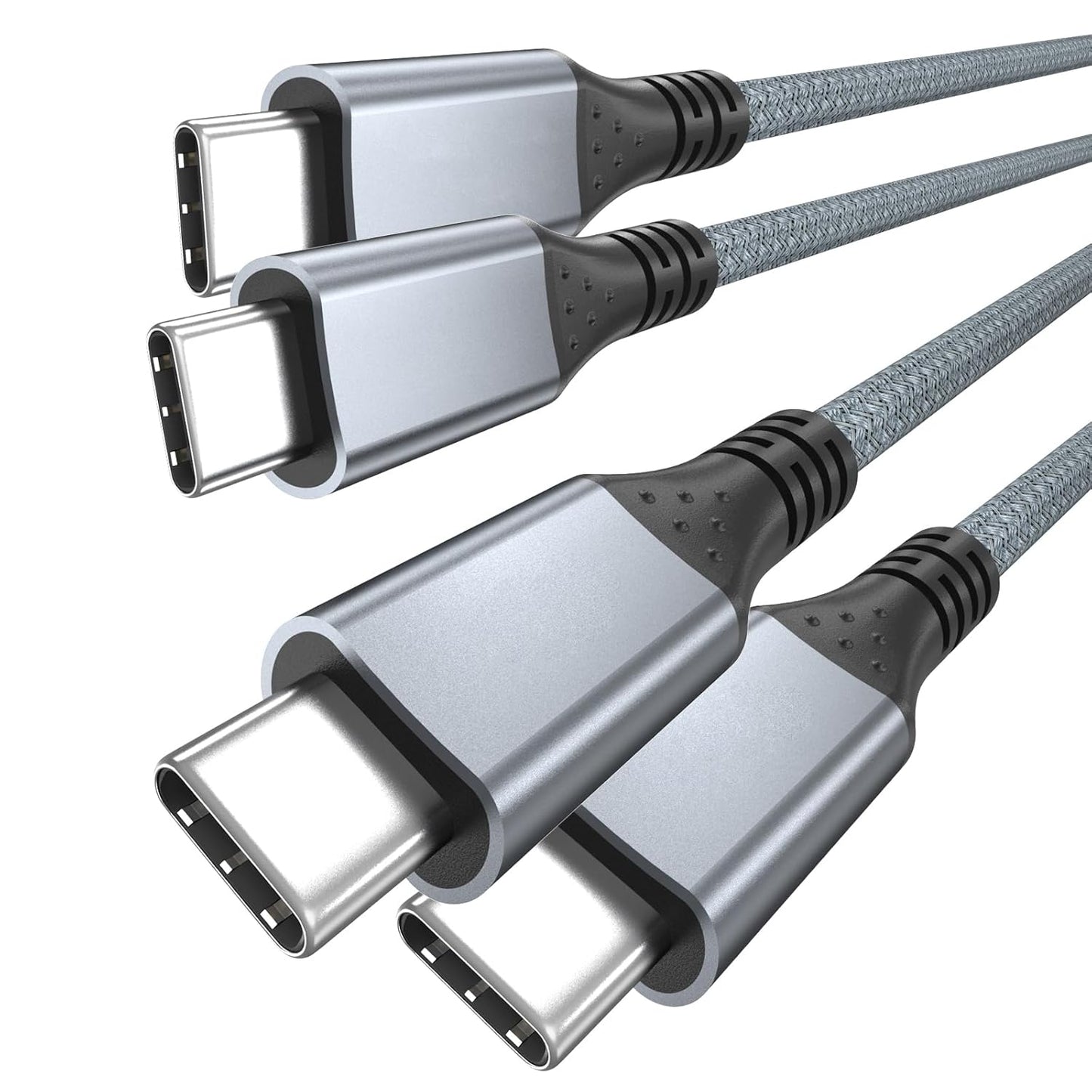Fast Charge & High Speed Data Transfer USB-C Cable Set