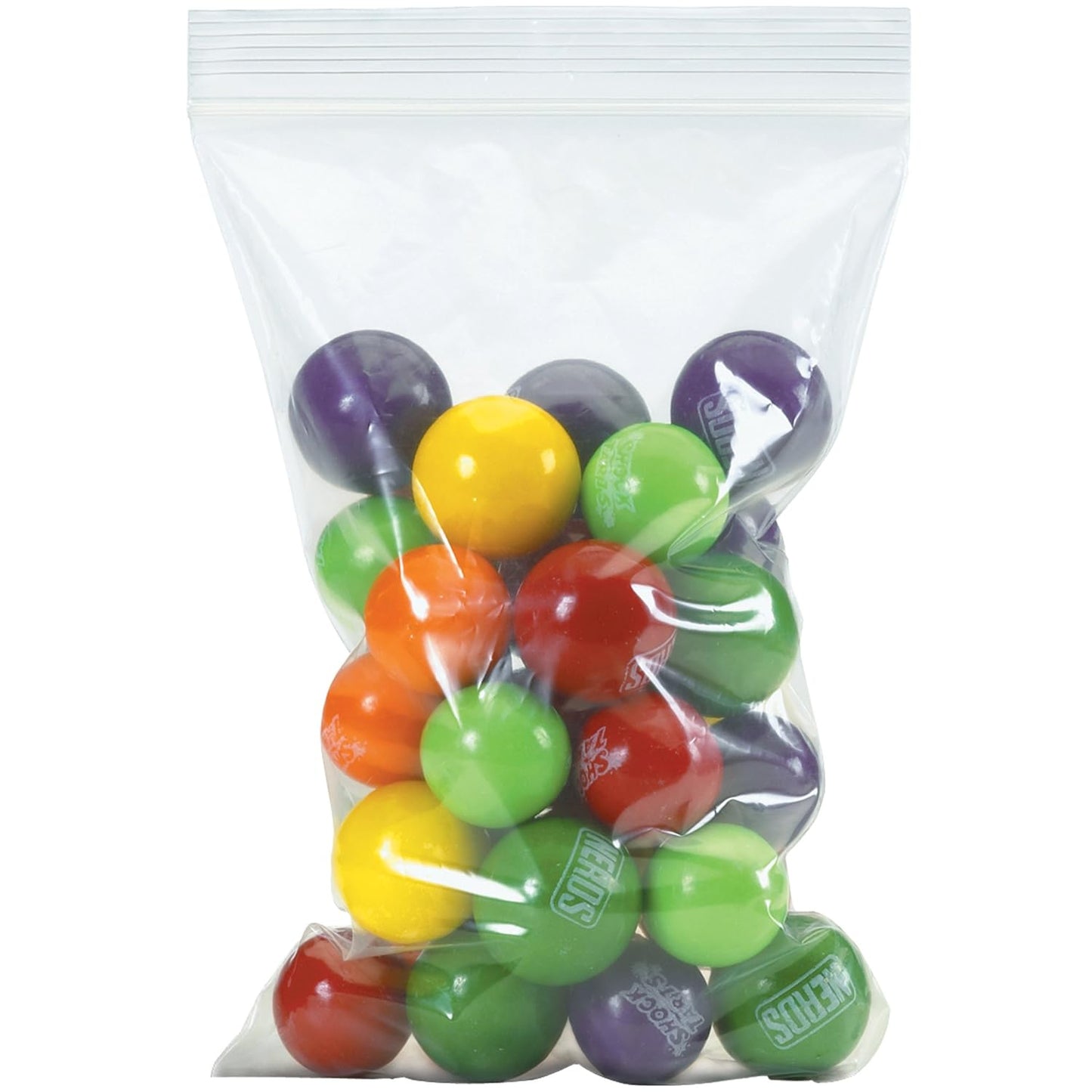 Clear Self-Seal Zipper Plastic Poly Bags for Storage and More