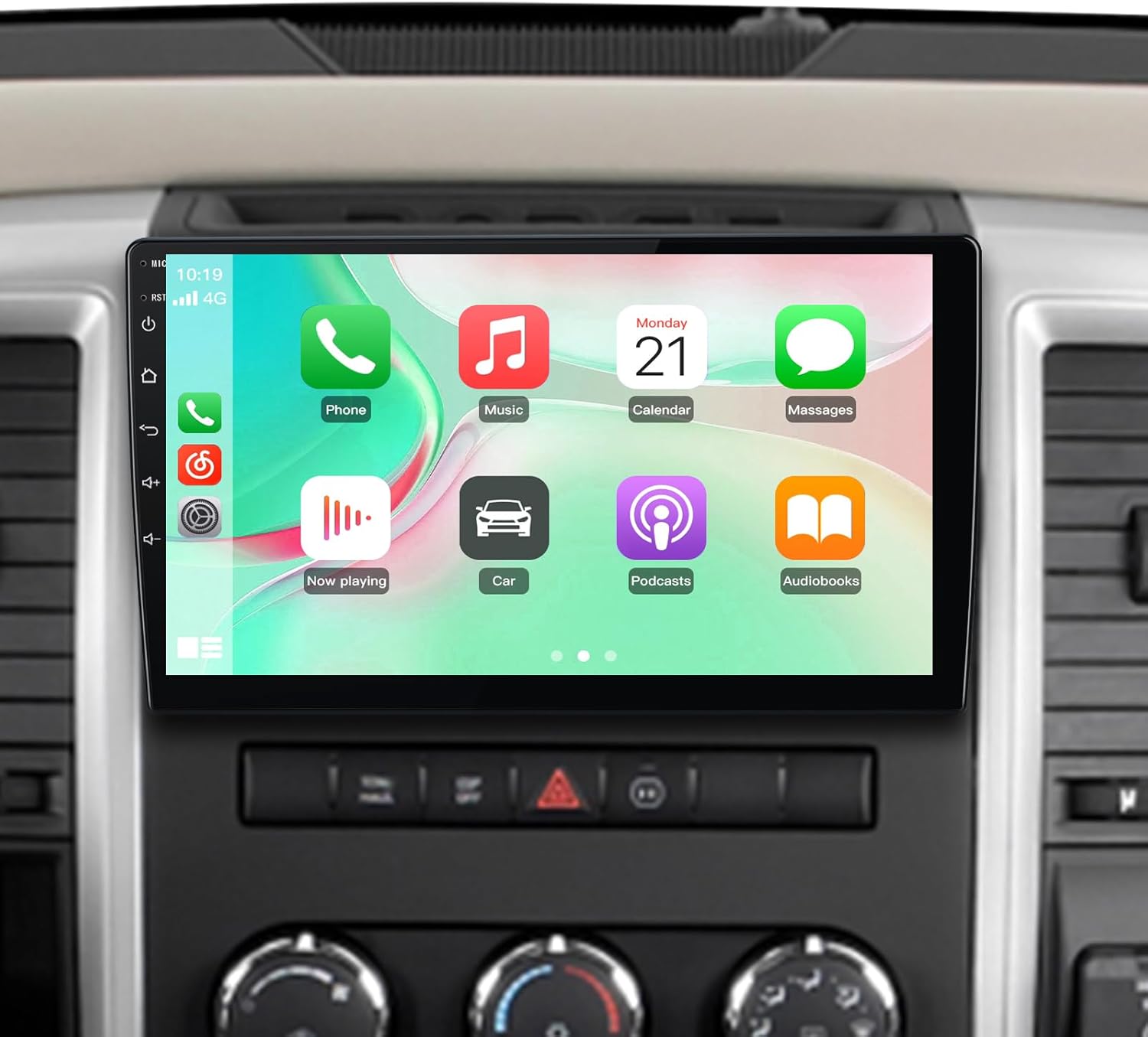 Car Radio Stereo Android 12 for Dodge Ram and Jeep Wrangler