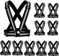 Reflective Strap Safety Vest Gear for Night Running and Cycling