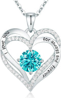 CDE Forever Love Heart Necklaces for Women - Ideal Gift Option