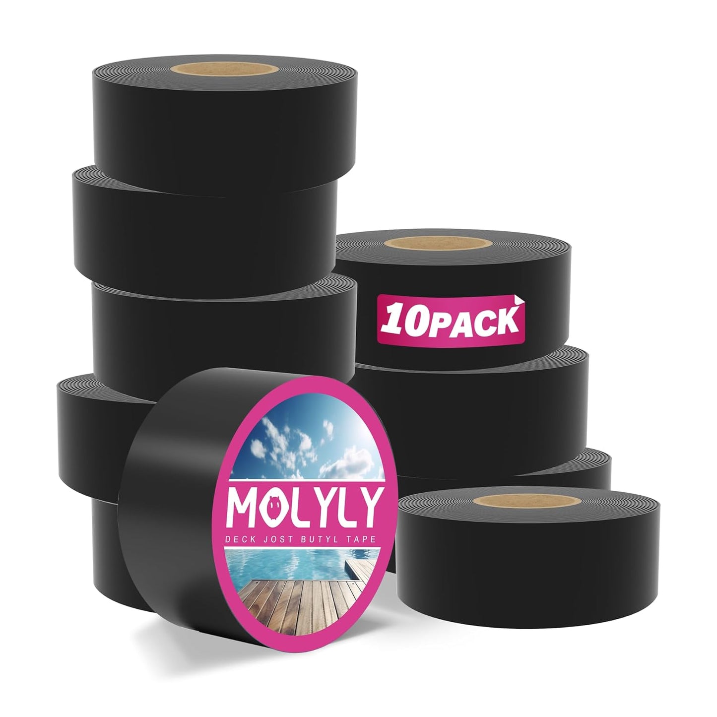 2in x 50ft Butyl Joist Tape for Decking - Waterproof Seal