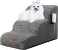 Dog Stairs for Small Dogs, High Density Foam Pet Ramp for Bed