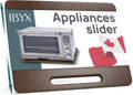 Ibyx Elegant Sliding Tray for Coffee Makers and Heavy Appliances