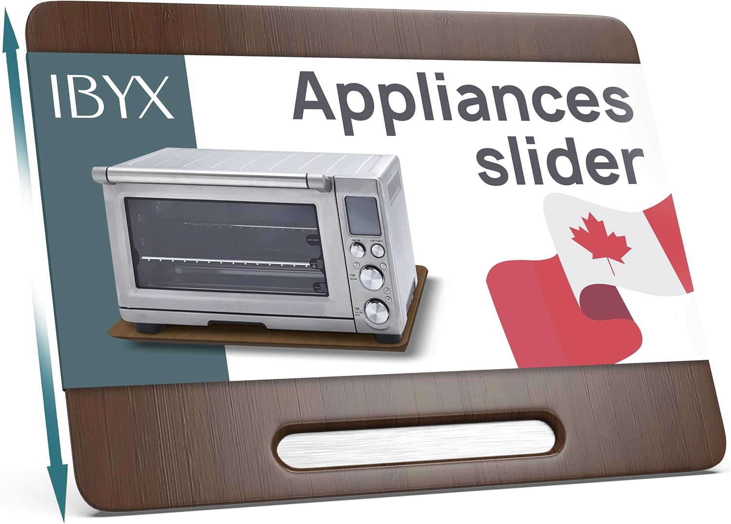 Ibyx Elegant Sliding Tray for Coffee Maker & Kitchen Appliances