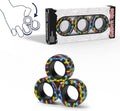 Anxiety Relief Magnetic Spinner Rings Set - ADHD Therapy for Teens