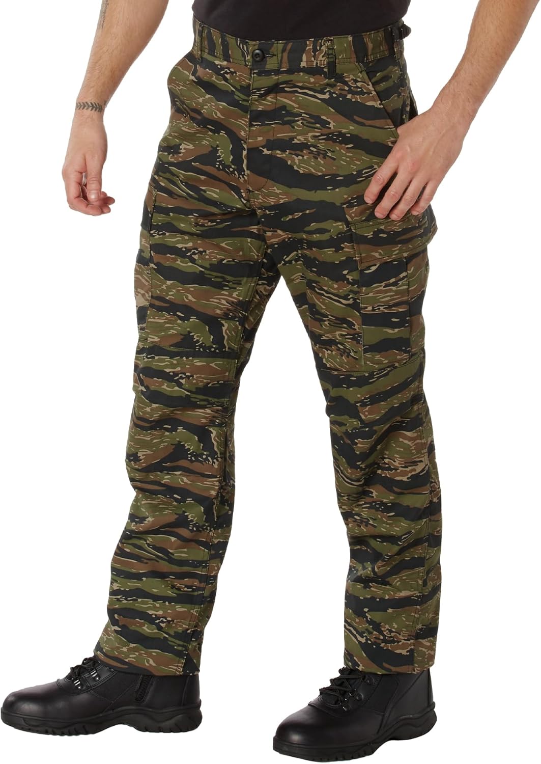 Rugged Tactical BDU Pants for Outdoor Hiking and Work Use