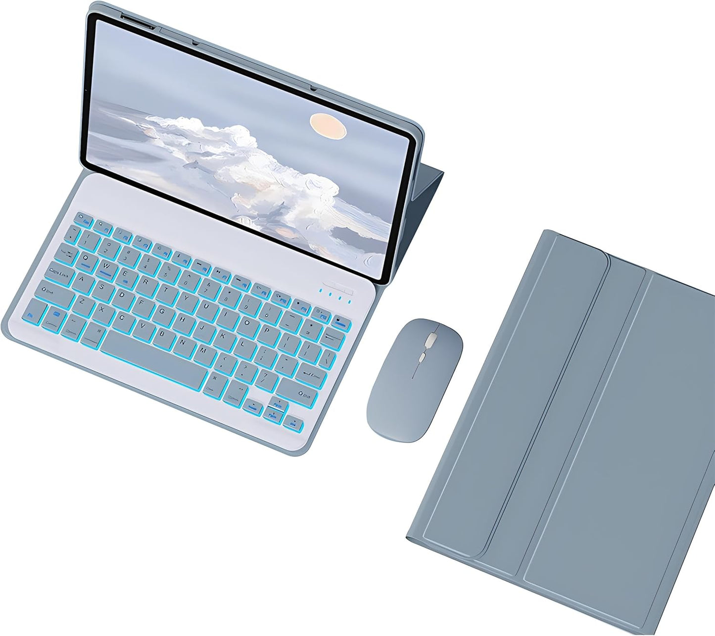 Detachable Backlit Wireless Keyboard Case for Redmi Pad SE 11 in