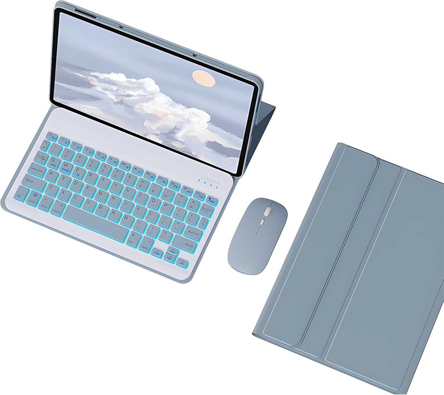 Detachable Backlit Wireless Keyboard Case for Redmi Pad SE 11 in