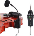 VT-5 Violin Microphone Wireless UHF Gooseneck Pick Up - Clear