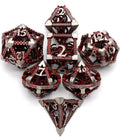 Hollow Cthulhu Metal Polyhedral Dice Set - Eye-Catching RPG Dice
