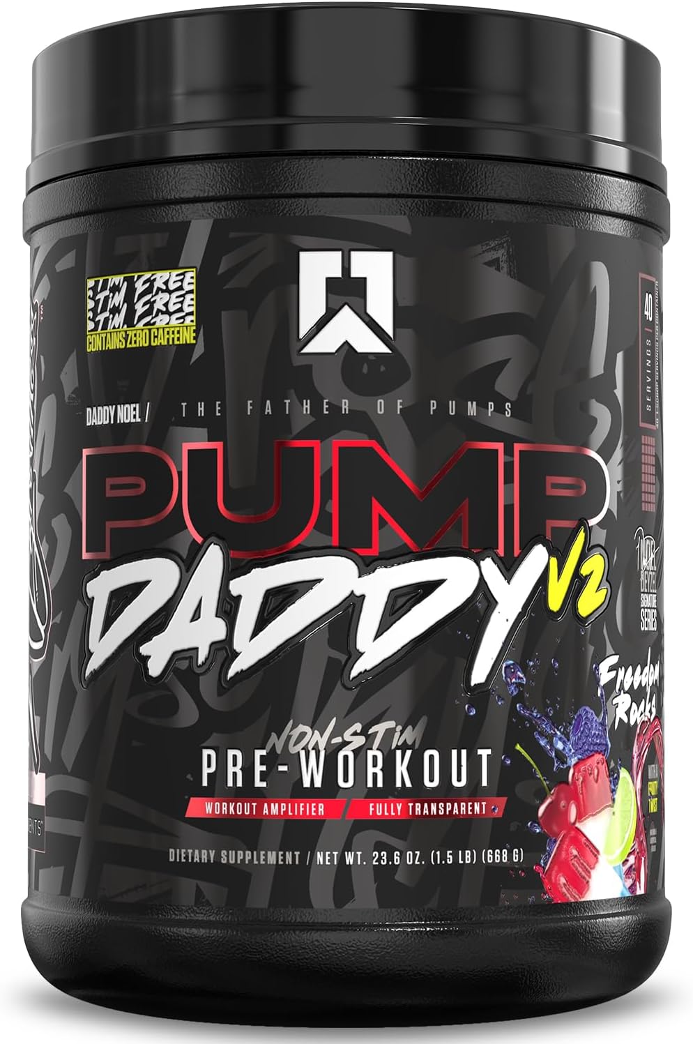 RYSE Pump Daddy V2 Pre Workout Powder for Intense Pumps