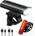 Super Bright Bike Lights for Night Riding - USB Rechargeable Set