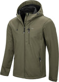 33,000ft Men's Softshell Jacket with Hood - Lightweight Waterproof is