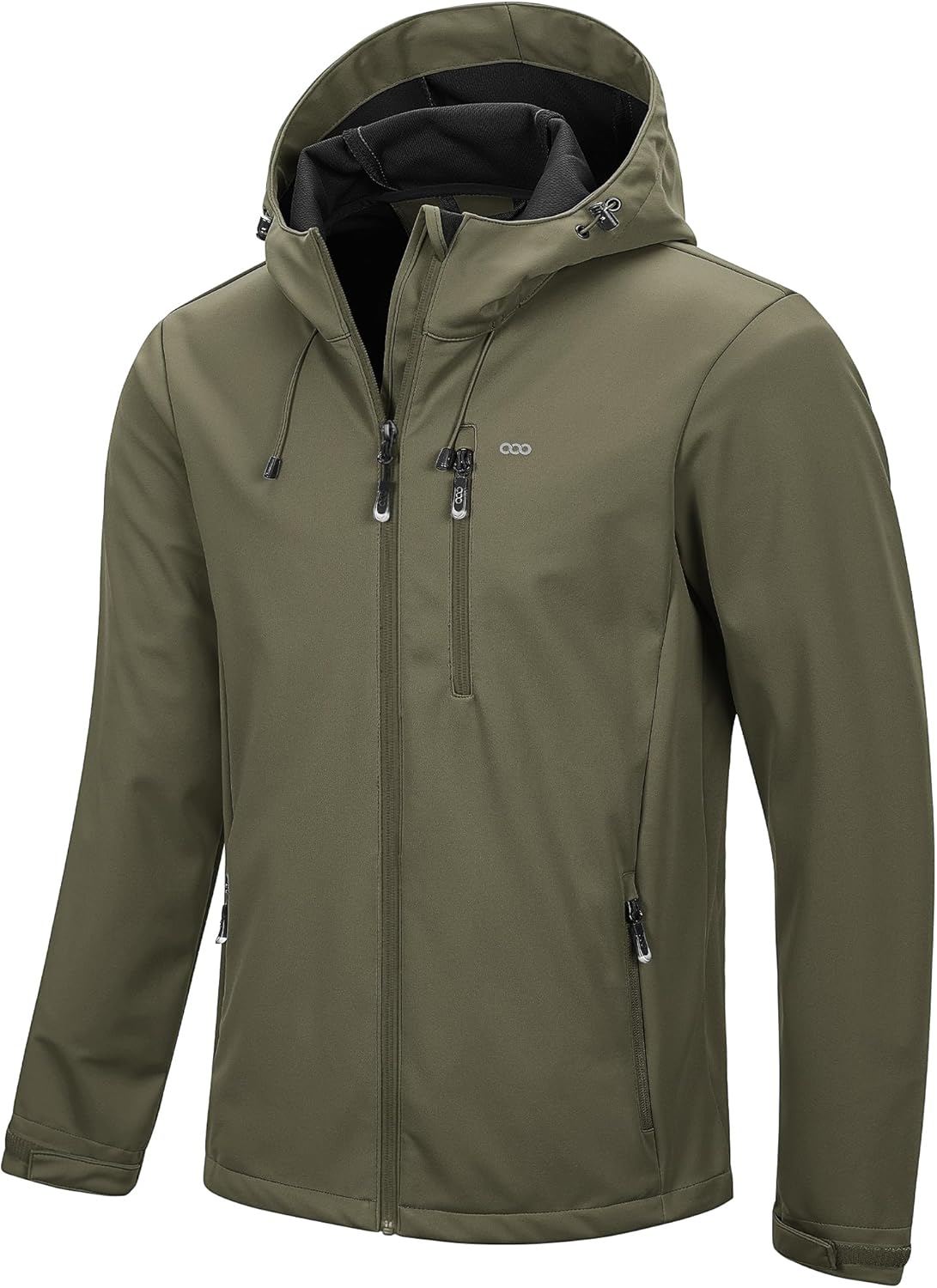 33,000ft Men's Softshell Jacket: Waterproof Windbreaker for Hiking