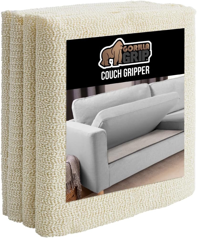 GORILLA GRIP Non Slip Couch Gripper for Secure Furniture Placement