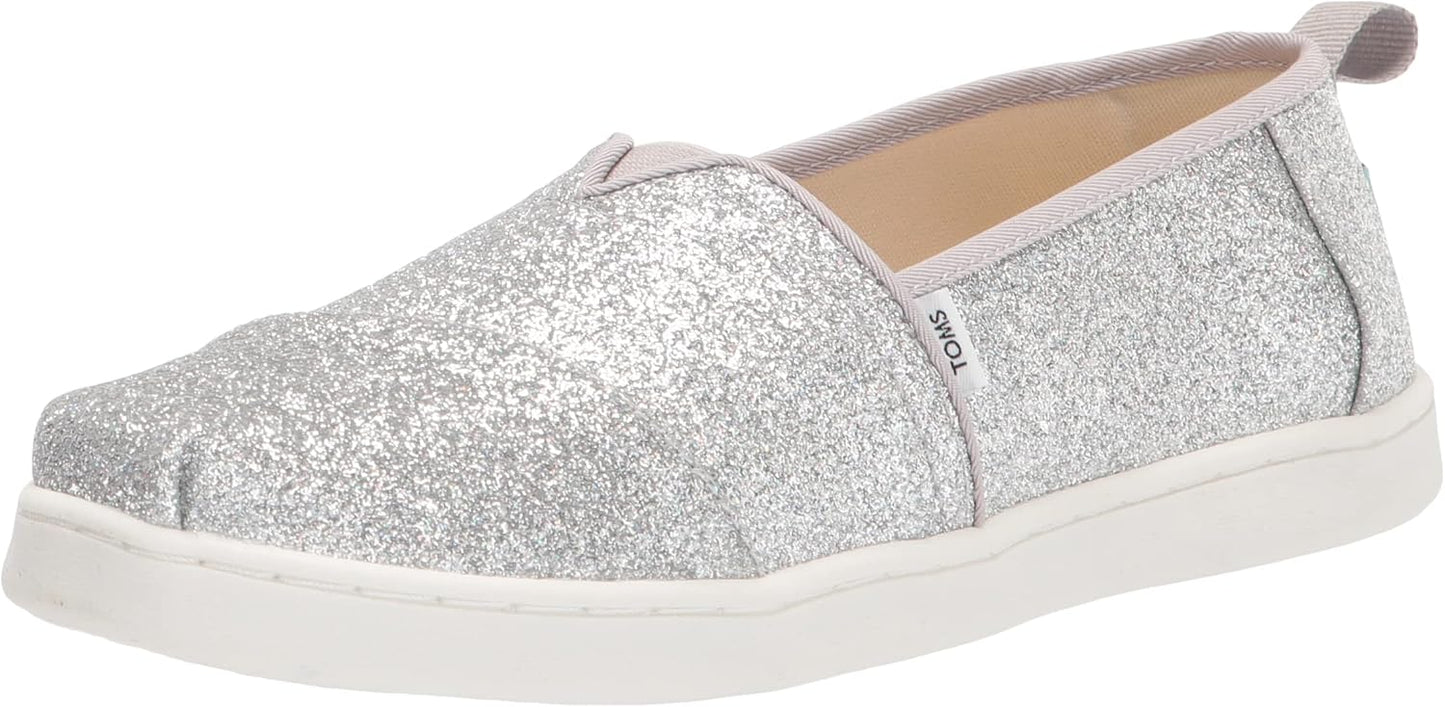 TOMS Girls' Luca Slip-On Sneakers for Comfortable Everyday Wear