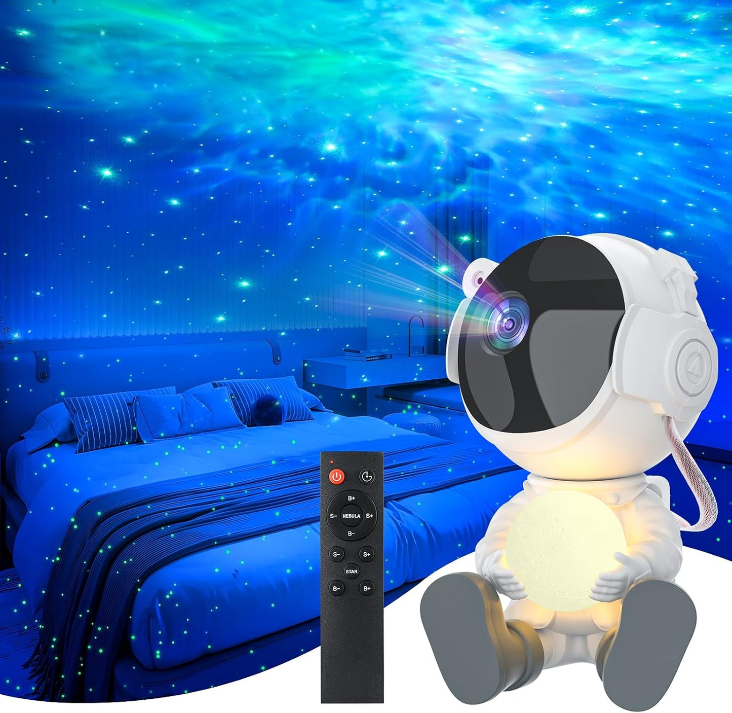 Starry Night Galaxy Projector - Transform Your Room!