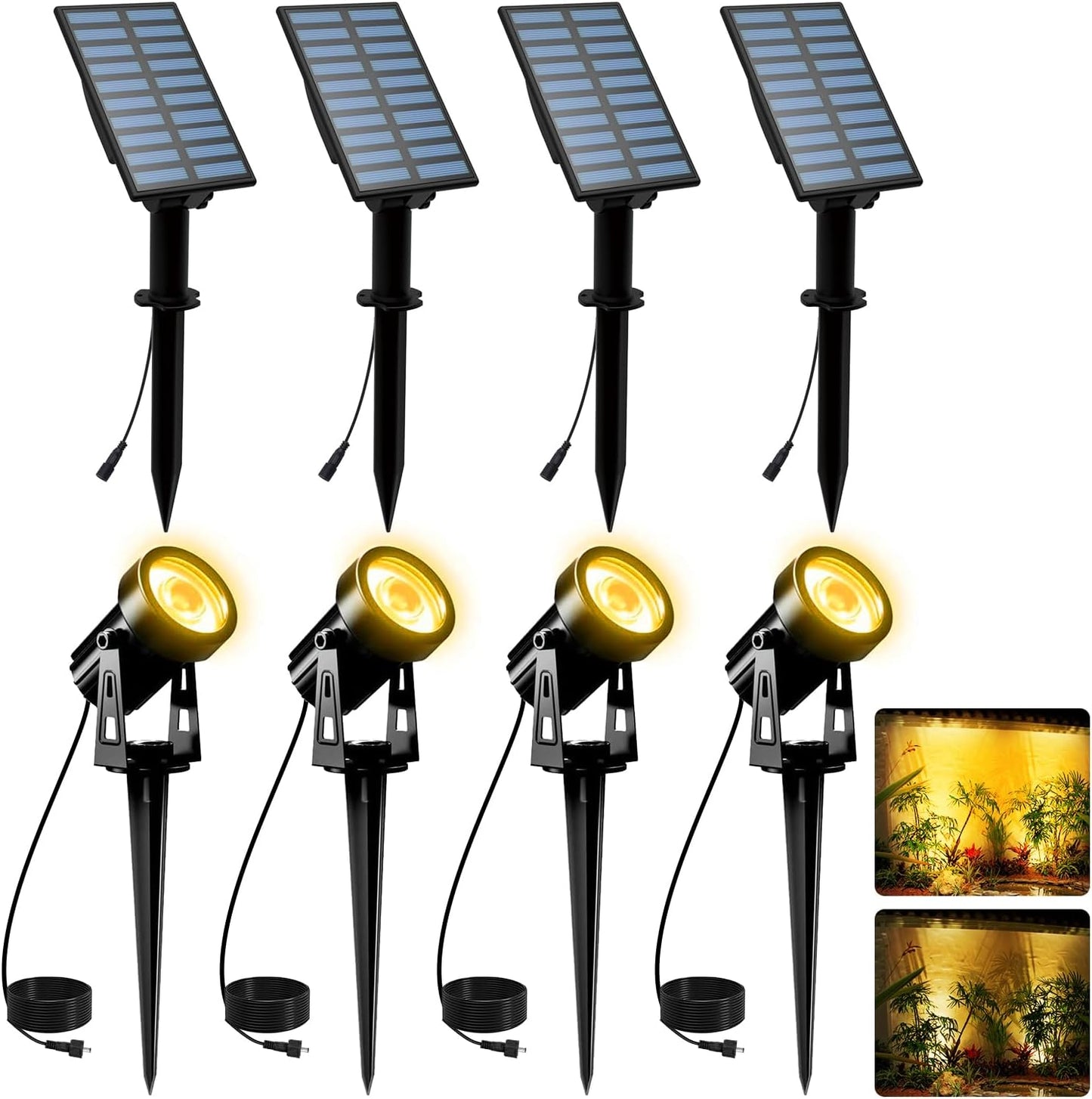 T-SUNUS Halloween Solar Landscape Spotlights for Outdoor Use