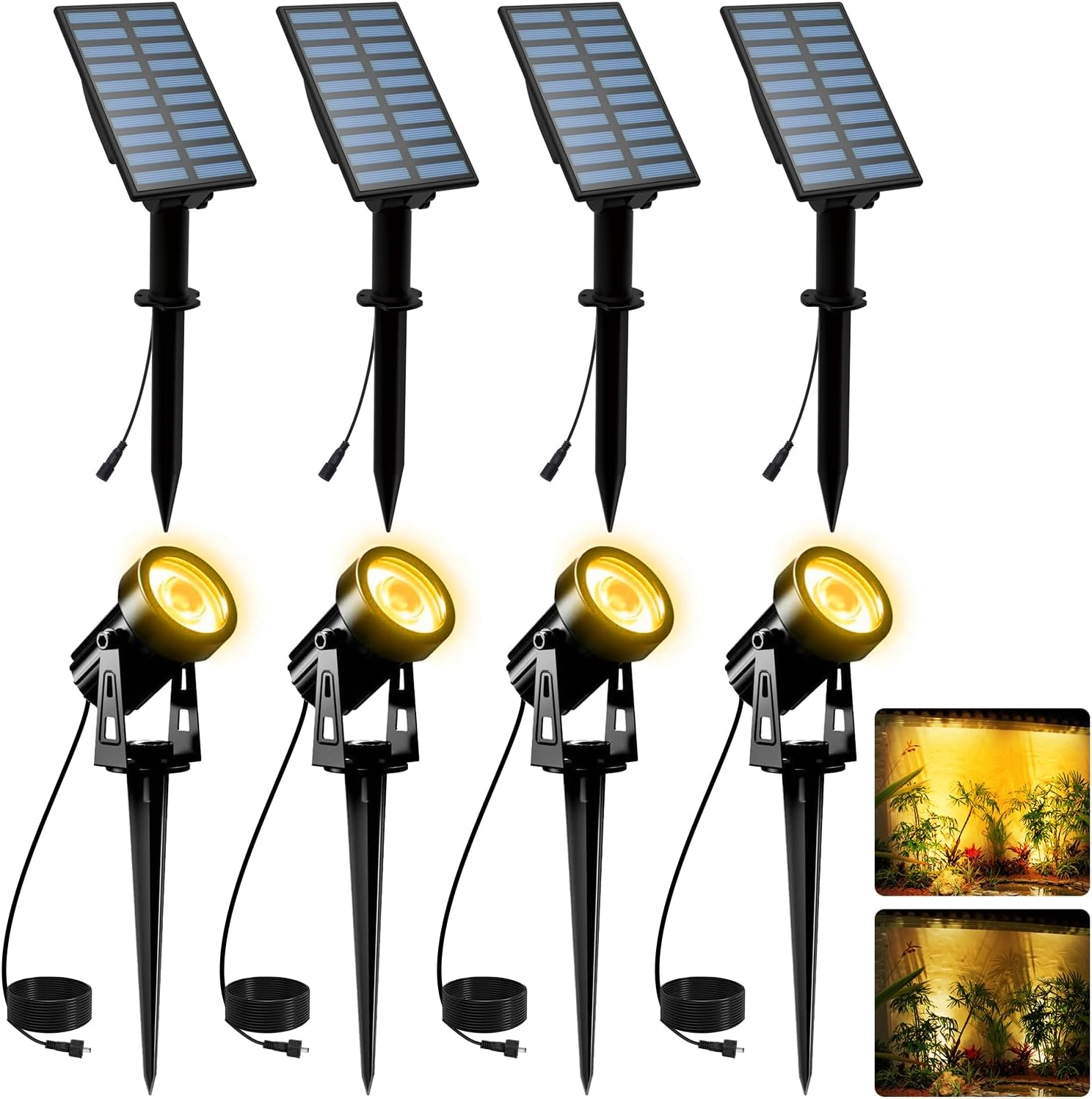 T-SUNUS Halloween Solar Landscape Spotlights for Outdoor Use