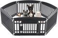 Dog Playpen 6-Panel 24 in Folding Portable Pet Fence - Stable, Roomy