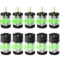 5 Set Lighted Extension Cord Ends 15A 125V Replacement Ends - Visible