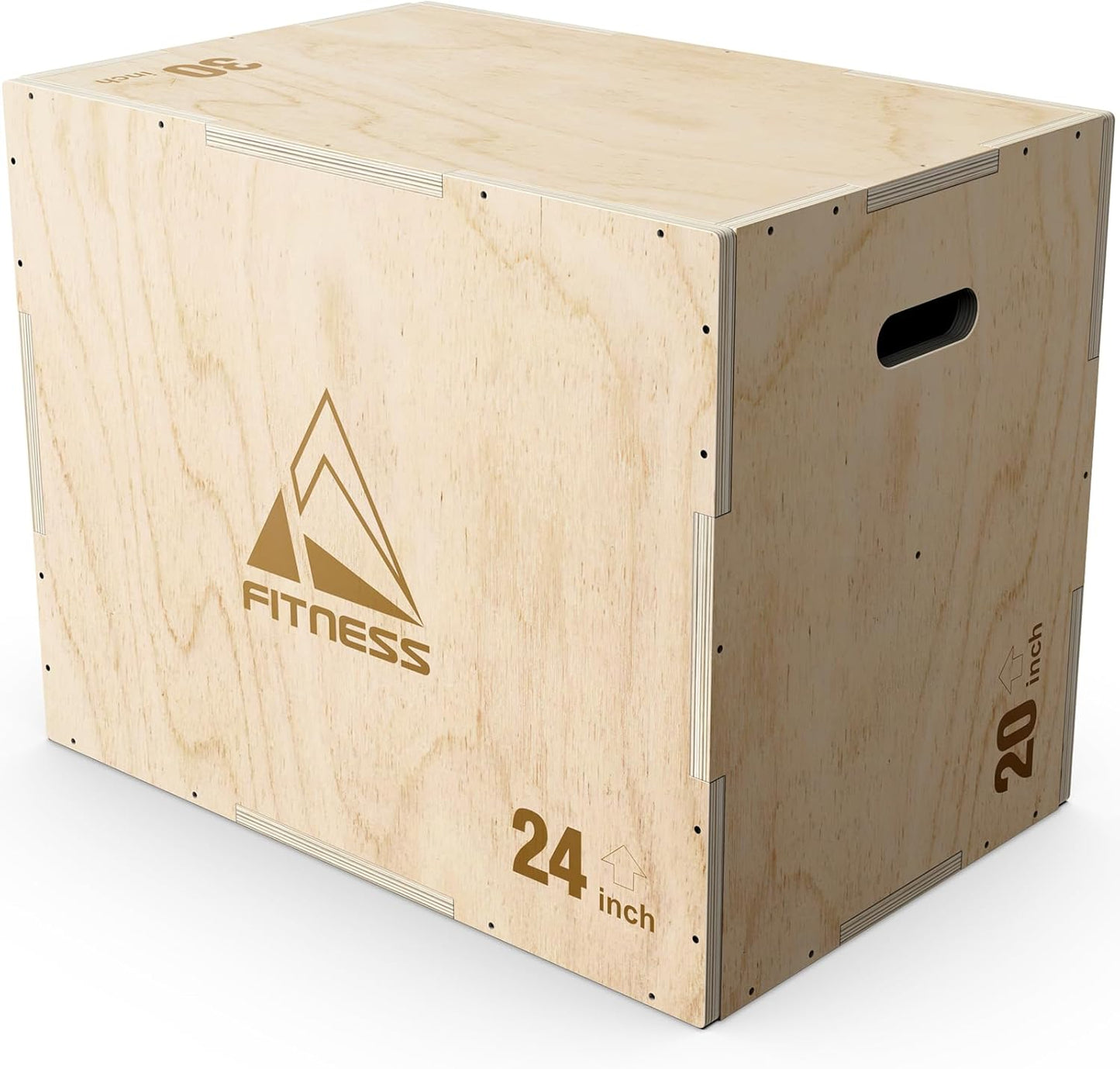 GIKPAL Plyo Box for Home Gym, 3-in-1 Heavy-Duty Jump Box