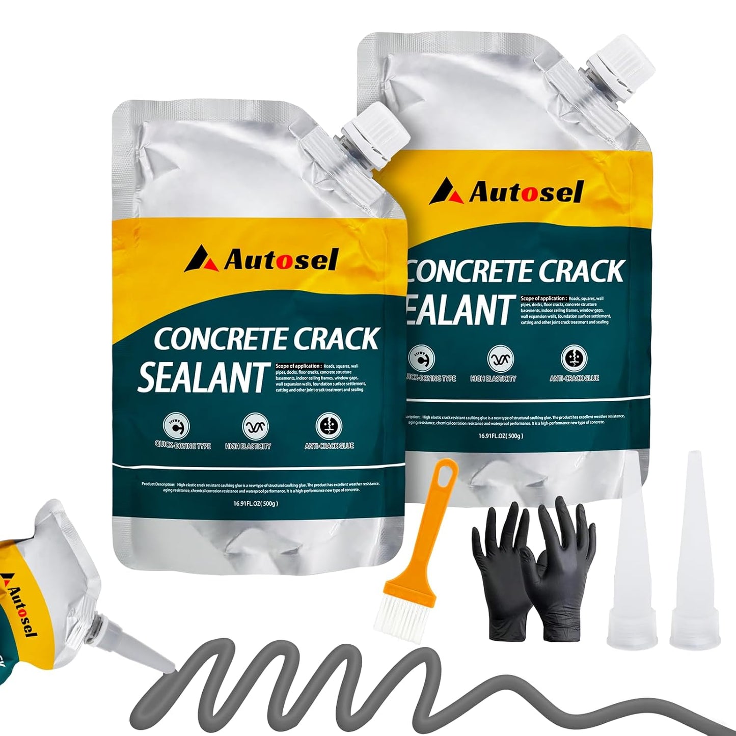 High Elasticity Concrete Crack Filler for Driveways and Patios