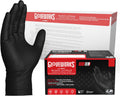 GLOVEWORKS HD Black Nitrile Gloves 6 mil - Durable Mechanics Gloves