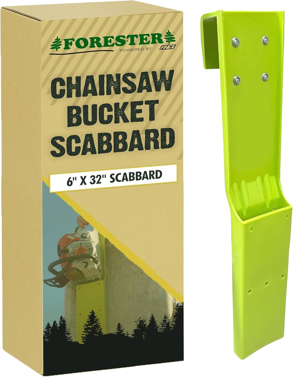 FORESTER Bucket Scabbard - Durable Chainsaw Holder for Logging