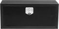 Garvee 24in Truck Tool Box Black Steel Storage - Weatherproof