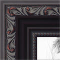 ArtToFrames 10x26 Inch Black Picture Frame - Custom Wood Poster Frame