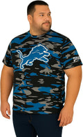 Zubaz Men's Short Sleeve Vibrant Team Colors Graphic T-Shirt - Sizes S