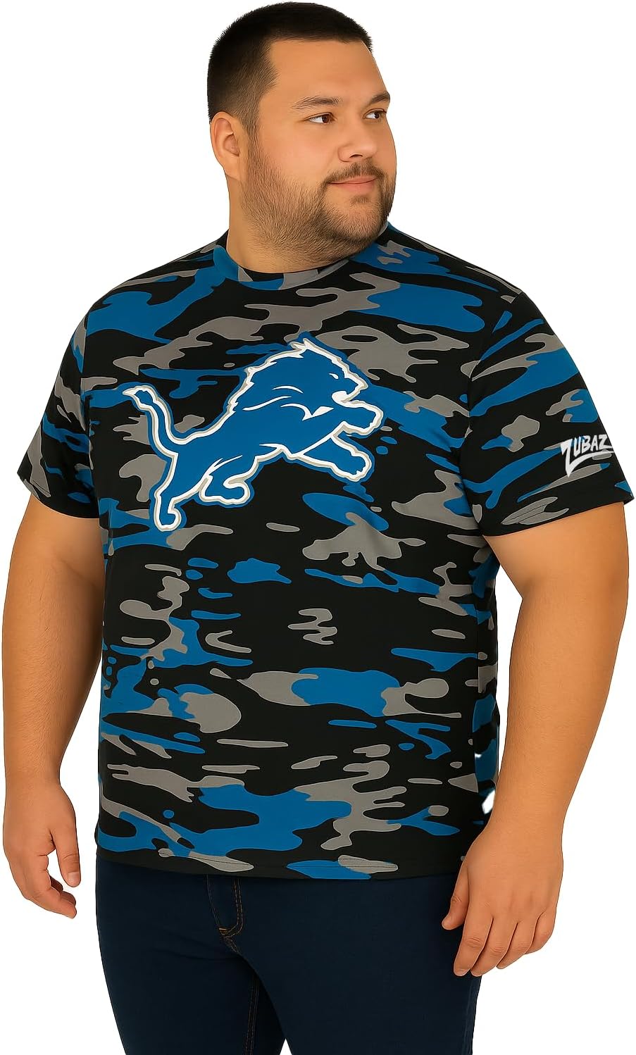 Zubaz NFL Teams Men's Short Sleeve Graphic T-Shirt in Team Colors