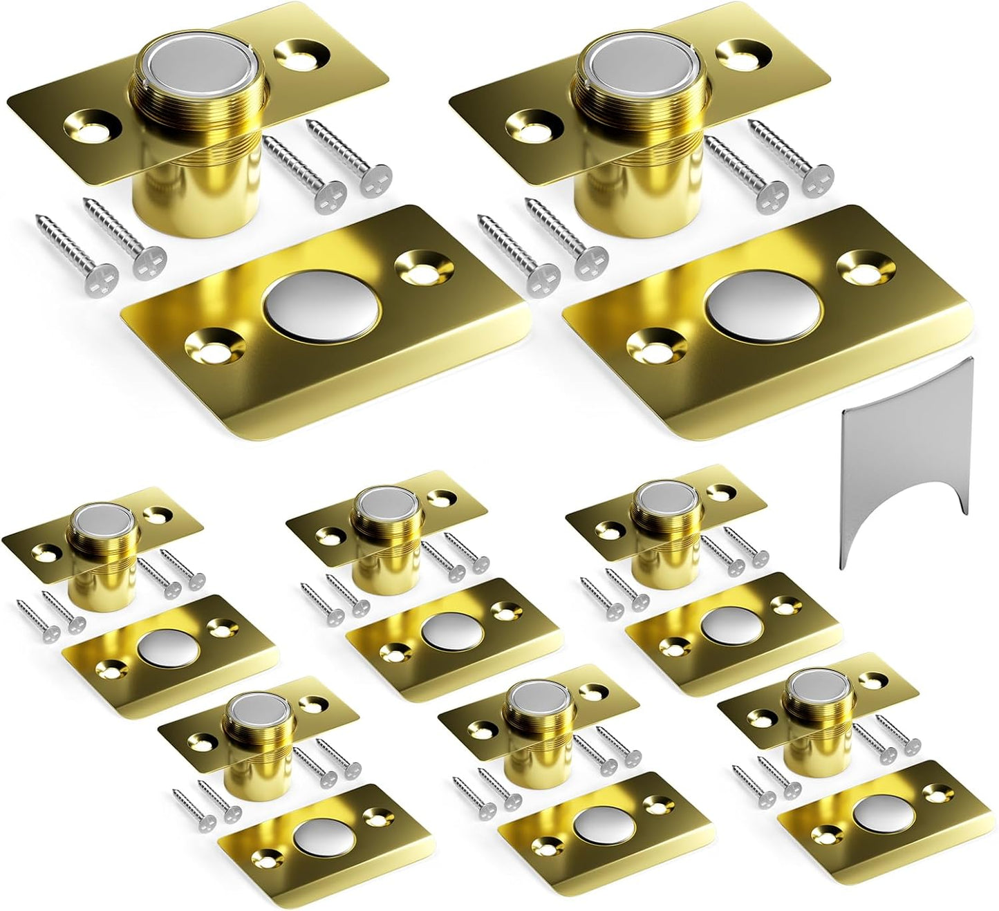 Silent Door Ball Catch with Adjustable Strong Magnet Design
