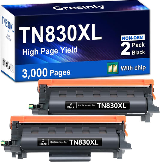 TN830XL Toner Cartridge Compatible Replacement for Brother Printers