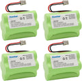 Kastar 4-Pack 4.8V 2200mAh Ni-MH Replacement Batteries - Longer Run