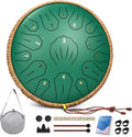 Steel Tongue Drum 13 in 15-Note Handpan - Soothing C Major Tones