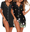 Ekouaer Women's Soft Button Down Nightgowns for Comfortable Sleepwear