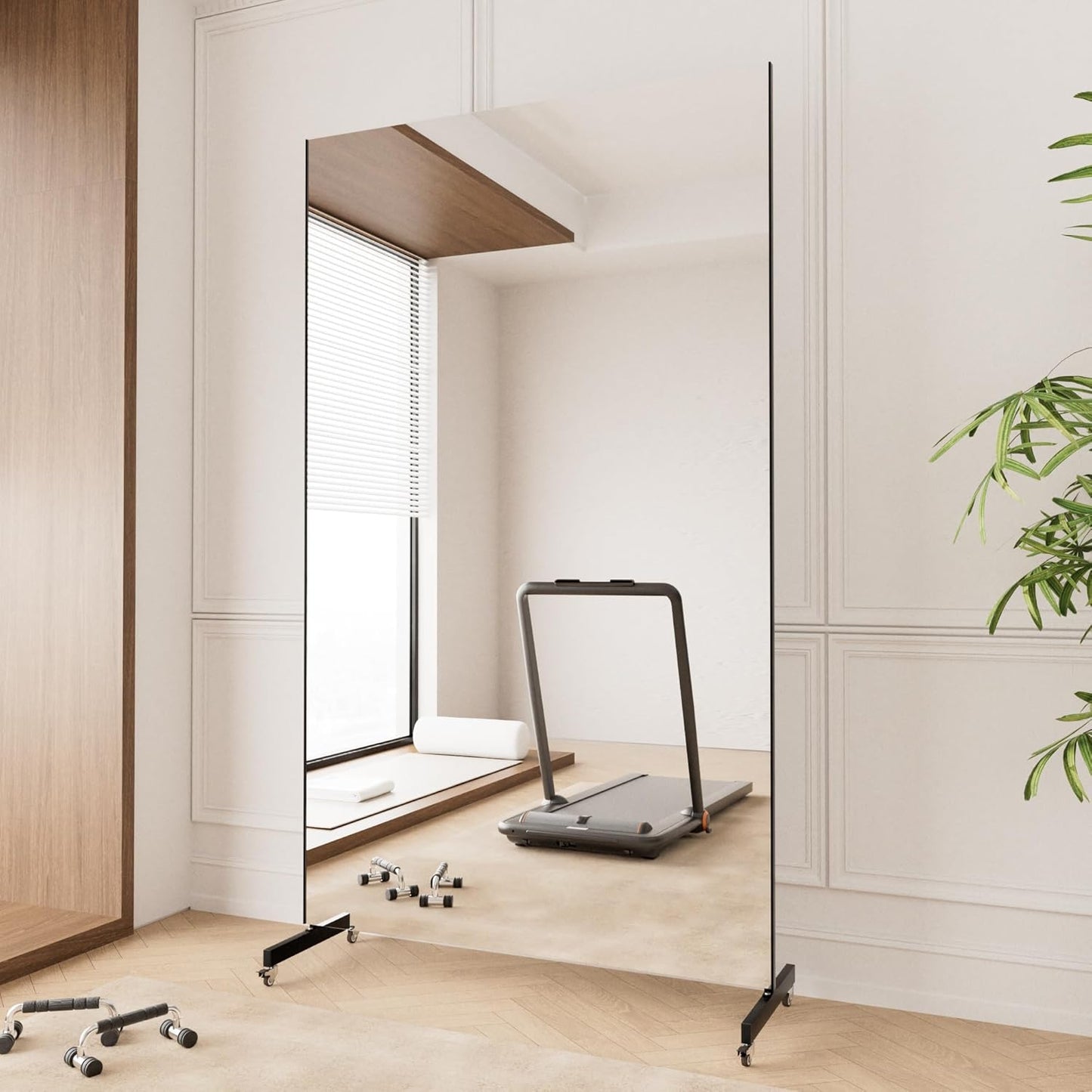 brisafe 360 Swivel Full Body Mirror - Yoga Ready
